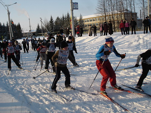 10: 58 Красночетайские школьники готовятся к «Лыжне России -2008»